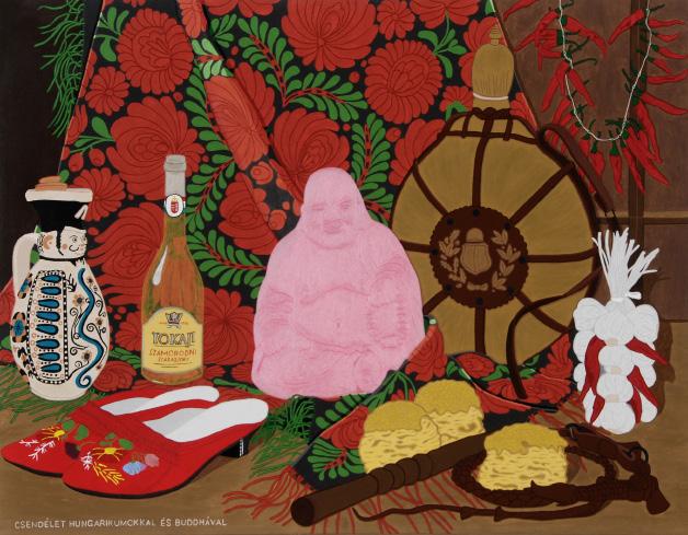 2008 Still life with Hungarian artifacts