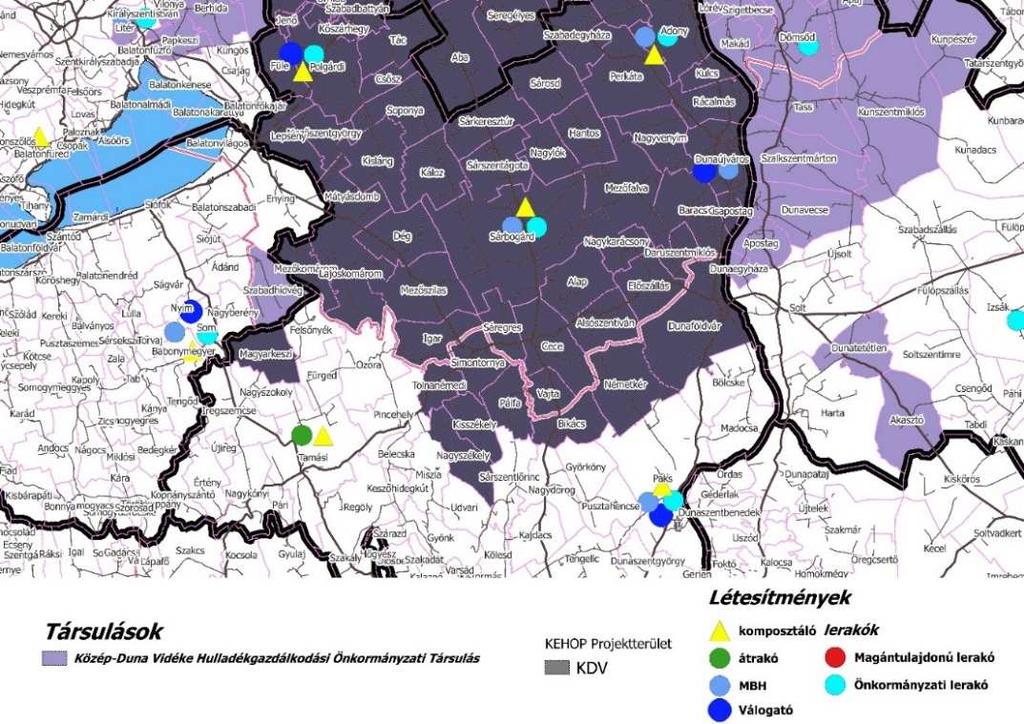 Legnagyobb arányban a Mezőföld (projektterület déli