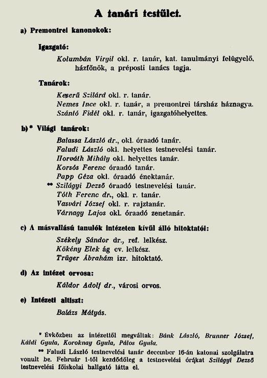 Az iskola alapításától az államosításig 1937-1948.