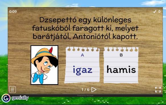 A gyerekek e digitális játékok segítségével
