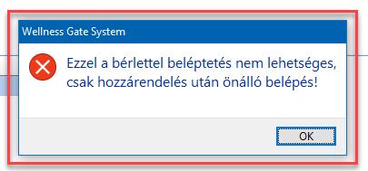 Szüneteltetett bérlet újra aktiválása + Beállítható, hogy egy bérletből csak hozzárendelés lehetséges beléptetés