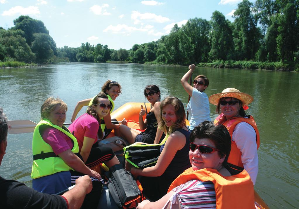 Rafting a Murán Kisebb-nagyobb csoportok számára felejthetetlen élményt kínál a Mura!