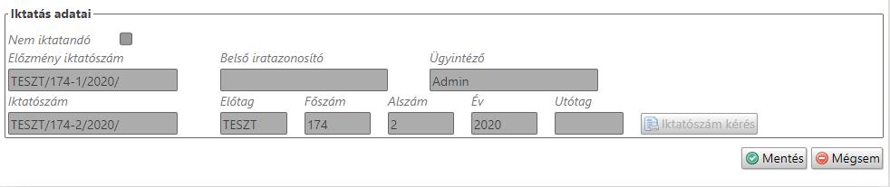 Mentést követően az iktatott és elkészített határozat az Adó szakrendszer Dokumentumtárába kerül (Ügyvitel/Dokumentumok/Dokumentumtár menüpont). 1.