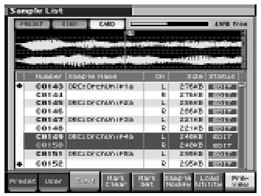 Multisample szerkesztési funkció Egy multisample visszaállítása az utoljára elmentett állapotba (Reload) Az alábbiakban leírjuk, hogyan térhet vissza az aktuálisan szerkesztett multisample utoljára