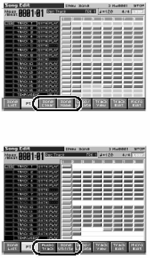 Egyéb változások Változások a Key Range ablakban A Performance Layer képerny n az [F3 (Key Range)] gomb lenyomásával megnyithatja a Key Range ablakot és elvégezheti benne a split beállításokat.