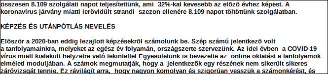 A kettős könyvvitelt vezető egyéb szervezet egyszerűsített éves beszámolója és közhasznúsági melléklet 2020. év PK-642 1. Szervezet / Jogi személy szervezeti egység azonosító adatai 1.1 Szervezet 1.