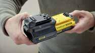 egy 18V STANLEY FATMAX V20 4,0 Ah akkumulátort tartalmaz Jelölés Leírás EAN SFMCB14-QW 4A töltő 5035048724378 SFMCB24-QW 2x 4A töltő 5035048730768 SFMCB12D2-QW töltő + 2x 2,0 Ah V20 akkumulátor