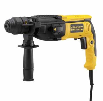STANLEY FATMAX KOMBINÁLT FÚRÓ- ÉS VÉSÔKALAPÁCS, SDS-PLUS, 800 W STANLEY FATMAX KOMBINÁLT FÚRÓ- ÉS VÉSÔKALAPÁCS, SDS-PLUS, 750 W 800 W, SDS-plus szerszámrögzítés,