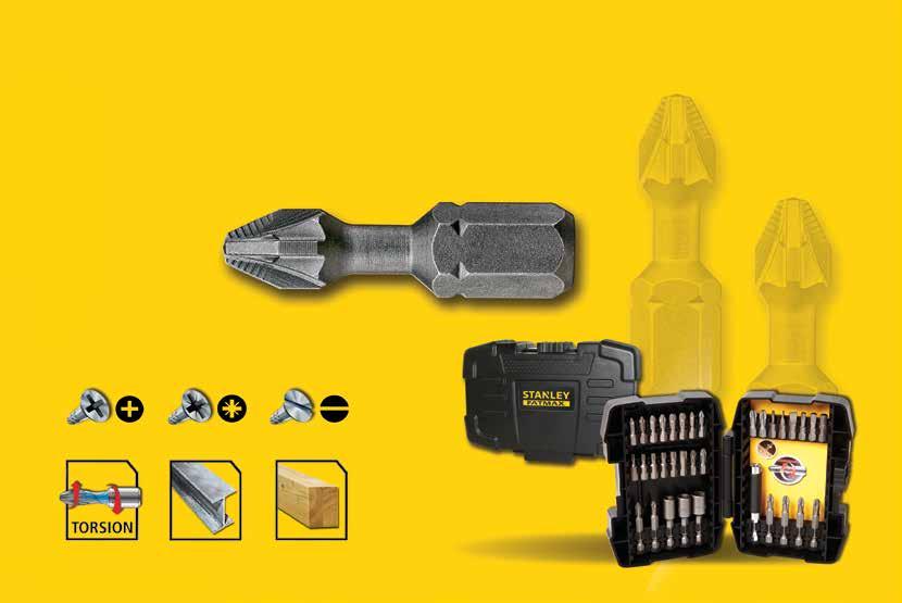 ELÔFÚRÓ FÚRÓSZÁRAK STA61420-XJ 2 Ø 2 3 mm STANLEY 5035048372630 SÜLLYESZTÔ FÚRÓSZÁRAK FÁBA, HATLAP BEFOGÁSSAL STA61500-XJ 1 Ø 10 mm