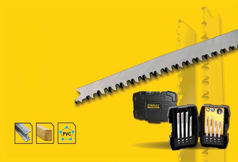 FÛRÉSZLAPOK - T² BEFOGÁS BEFOGÁS T FA ÉS MÁS ANYAGOK T BEFOGÁS MEGFELELŐ AZ ALÁBBI GÉPEKHEZ: BOSCH, AEG, MAKITA, HITACHI, METABO, RYOBI, MAC ALLISTER, DeWalt, POWERBASE, McKELLER, STANLEY FATMAX,