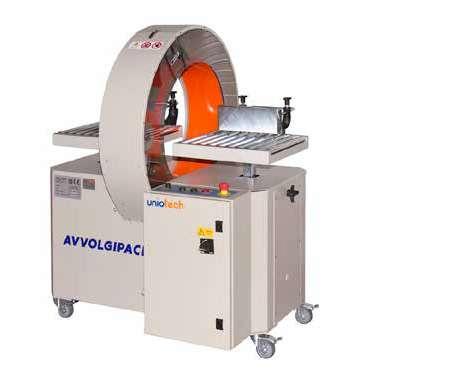 10 11 AVVOLGIPACK VÍZSZINTES FÉLAUTOMATA ÉS AUTOMATA NYÚJTHATÓFÓLIÁS BANDÁZSOLÓ BERENDEZÉSEK NYÚJTHATÓFÓLIÁZÁS AVVOLGIPACK A-S-SE-Total close 40 80 120 150 Elektromos csatlakozás (V; Ph; Hz) 230; 1;