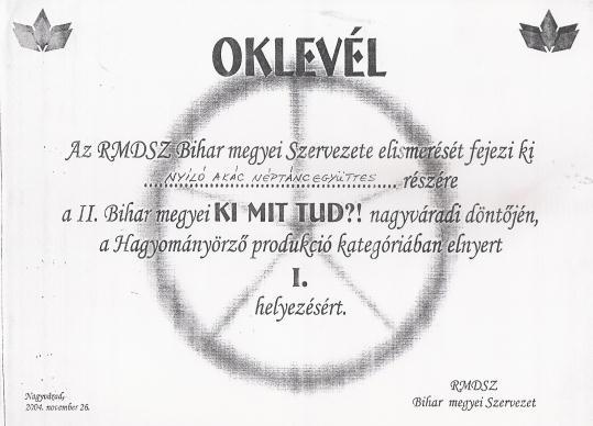 !, Nagyvárad 2005.