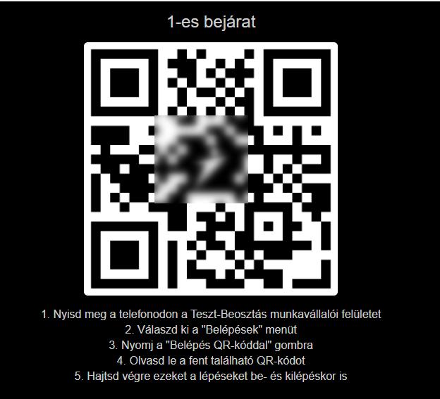 87. ábra Rá kell kattintani a Másolás gombra így az url cím a vágólapra kerül. A címet egy böngészőbe kell illeszteni, majd megnyitni az oldalt. Az oldalon egy 1mp-enként változó QR-kód jelenik meg.