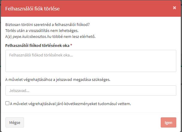 96. ábra A könyvelő/bérszámfejtő meghívásához elegendő egy e-mail cím megadása.