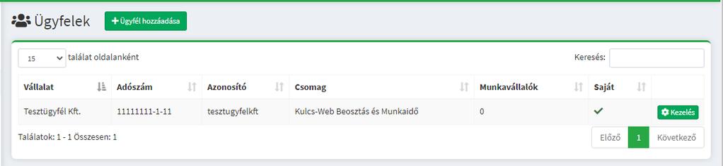 A belépéshez meg kell adni a bérszámfejtő regisztrációs e-mail címét és jelszavát.