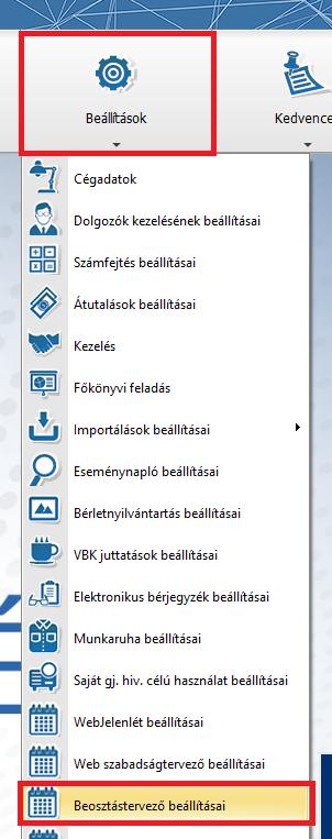 6 Szinkronizáció a Kulcs-Bér programmal Integrált működés esetén a Kulcs-beosztás alkalmazás csak a Kulcs-Bér programmal együtt üzemeltethető.