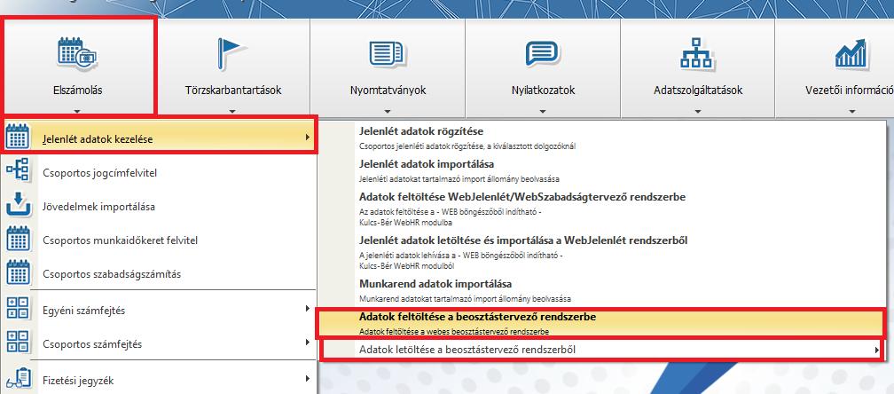 A Kulcs-Beosztásban kezelt munkahelyeknek a Kulcs-Bérben vagy a szervezeti egységek vagy a telephelyek vagy a két törzsadat kombinációja felel meg.