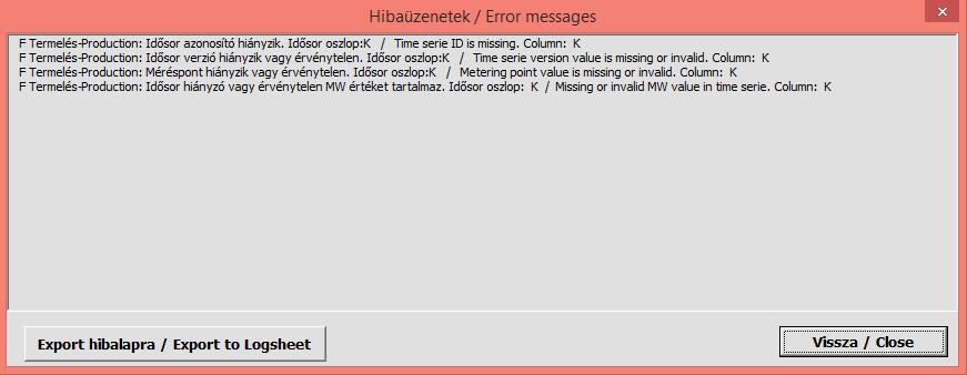 3.2 Excel-XML konverzió Az Excel-XML konverzió elvégzése előtt célszerű adatellenőrzést végrehajtani. Ehhez kattintsunk a FőmenüAdatellenőrzés gombra.