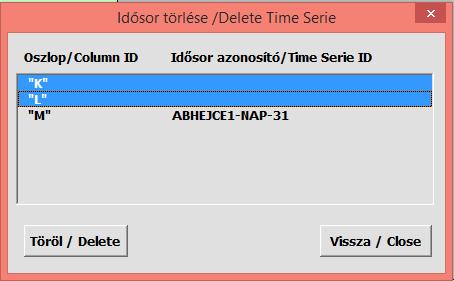 A termelői menetrendi munkalapon (4. ábra) az új idősor(ok) rögzítéséhez kattintsunk az Új idősor gombra.