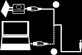Akkumulátortöltés Az akkumulátort az ábrán látható módon töltse. 1 1. módszer A telefonhoz mellékelt kábel és USB adapter segítségével csatlakoztassa okostelefonját a konnektorba. 2.