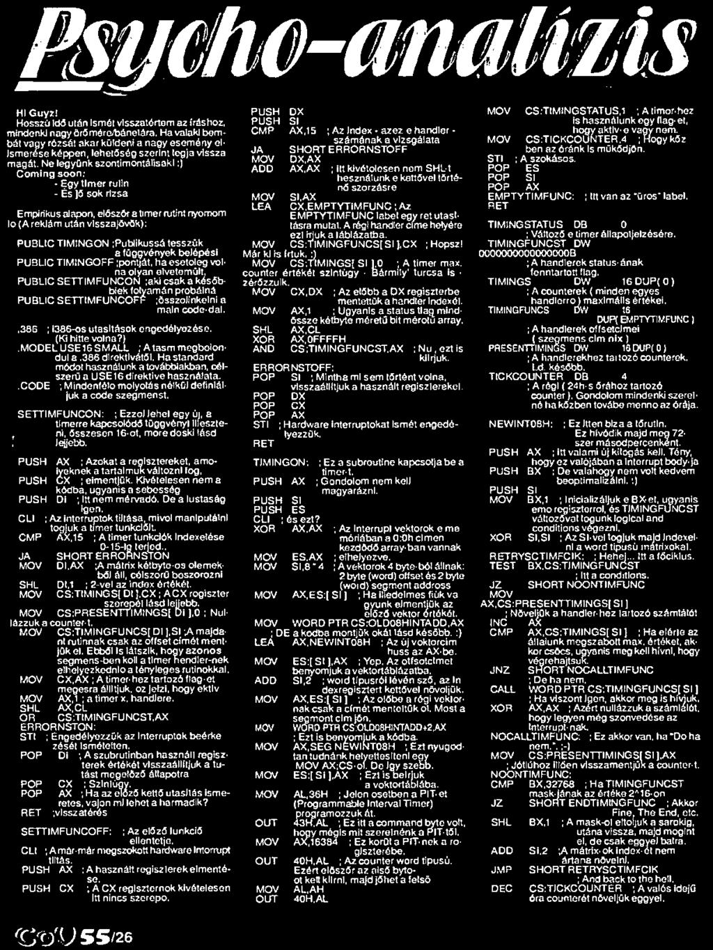386 ; i386-os utasítások engedélyezése (Ki hitte volna?