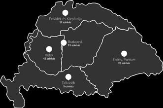 A közösségi identitás jegyében A magyar színházak Trianonja című emlékműhöz készült virtuális kiállításról A színházat szimbolizáló és térképet formázó emlékmű, amely a Nemzeti Színház előtt áll,