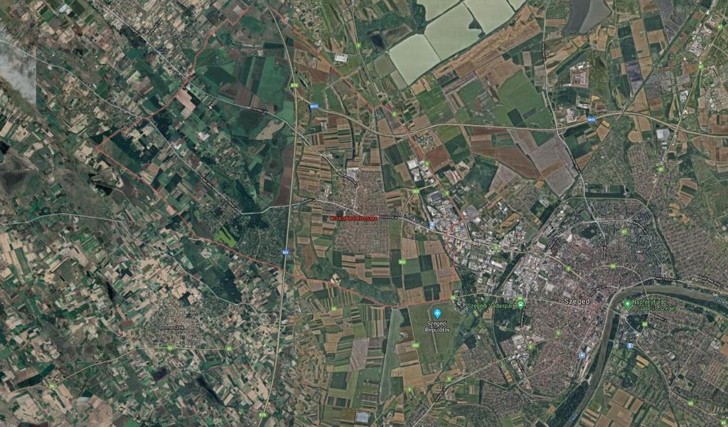 4.6.2.3.2 0565/2 HRSZ., FELHAGYOTT BÁNYATERÜLET Alternatív lehetőségként felmerült a Szeged Kiskundorozsma, 0565/2 hrsz., Szeged III. védnevű felhagyott bányaterület.