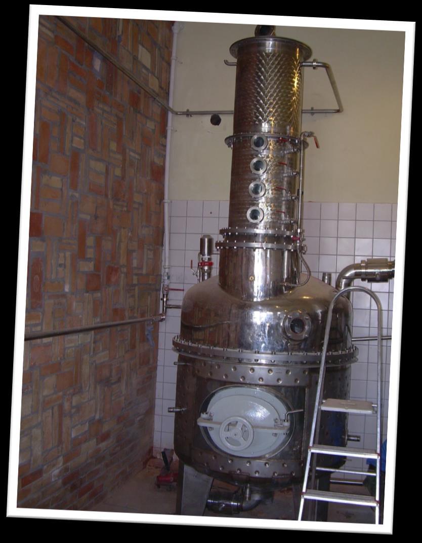 TECHNOLÓGIÁK Szeszipar + desztillációs berendezés +