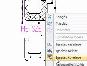 Bevezetés Mozgassa a kurzort az alábbi ábrán látható helyre, és kattintson a metszet lerakásához.