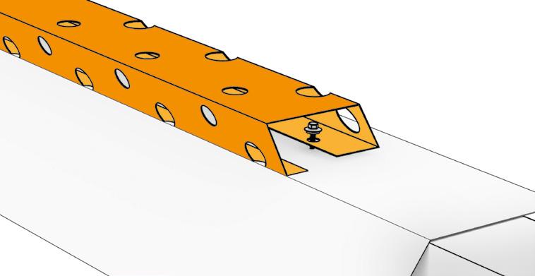 Az ZET Roof és az ZET Look összeszerelésekor az Univerzális Szellőző Bádogos Elemet kell használni (2. ára).