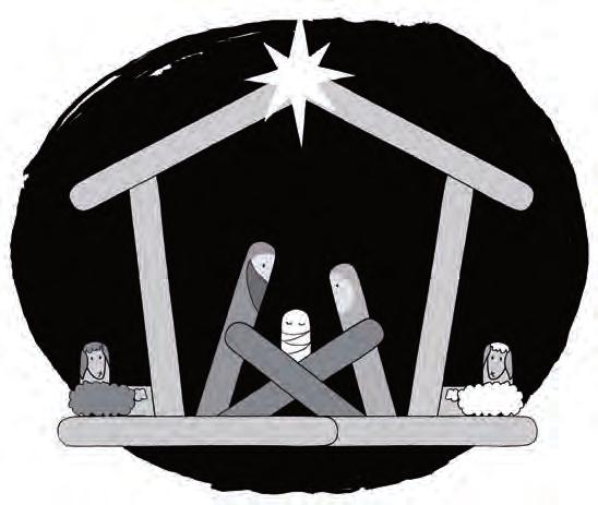 De most bölcső lesz a jászolból, mert megszületett egy kisfiú. Béleljétek ki alaposan, és takarjátok le egy kis takaróval. Pólyáljatok be egy játék babát kendővel, és helyezzétek a jászolba.