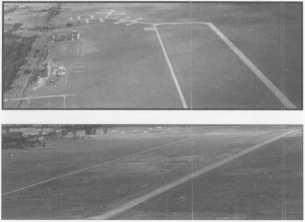 Csákvár aerial views Csákvári repülőtér légifotók Taxiway: 8 meters wide History: It had been a HuAF airport during World War II.