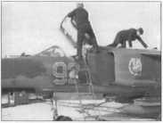 six of which were MiG-29UBs (e.g. red 10, 30, 63). The 5. gviap still used two MiG-23UBs (blue 84).