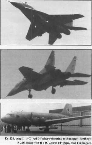 In the 1980s an An-12VKP was observed here fór about two weeks. On August 6, 1987 the planes of 515.