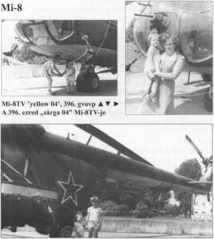 Mi-2 Somé specimens of this were based in the helicopter units ordered to the divisions of the Ground Forces: seven pieces (yellow codes) at öve in Székesfehérvár-Tác, six (red codes) ones in
