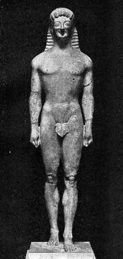 Szobrászat Archaikus kor: főtéma:
