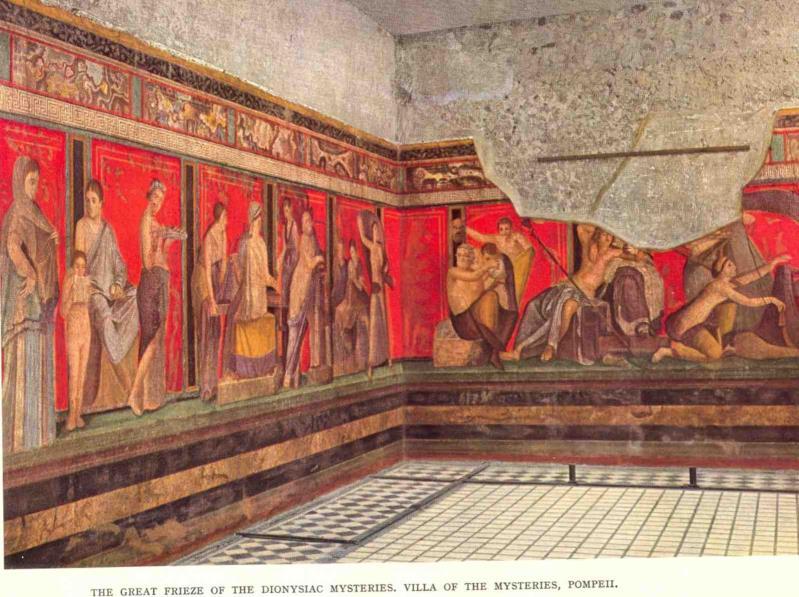 Festészet A római festészet maradványai leginkább Pompeiiben maradtak fenn, a várost