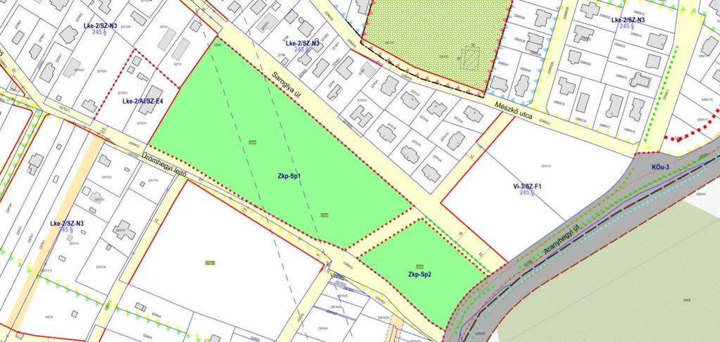 ÓBUDA MÉSZKŐ UTCA KÉSZ MÓDOSÍTÁS 15 Annak érdekében, hogy a parkolási célú szintterület többletértéke csak parkolásra, tehát garázsok létesítésére legyen felhasználható, a beépítési sűrűség értéke