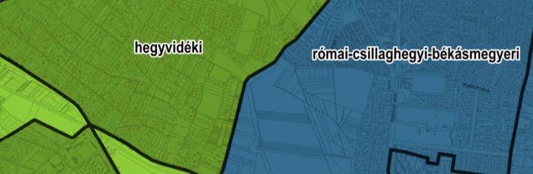 ÓBUDA MÉSZKŐ UTCA KÉSZ MÓDOSÍTÁS 19 A parkolási kötelezettség eltérő szabályozású területeit bemutató térkép - részlet Funkció Kereskedelmi egység árusítóterének 0-100 m 2 -ig minden megkezdett 10m