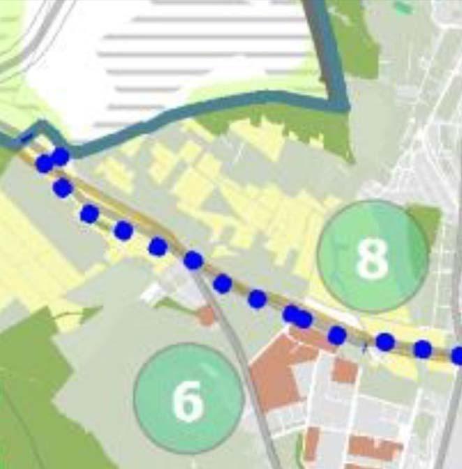 kerületet érintő kivágata (Forrás: Budapest Zöldinfrastruktúra Koncepciója 2030) A célok között megjelenik a környezettudatos csapadékvíz-gazdálkodás a zöldinfrastruktúra fejlesztéshez kapcsolódóan