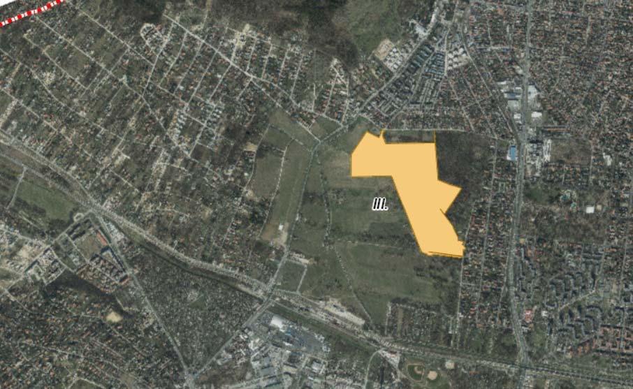ÓBUDA MÉSZKŐ UTCA KÉSZ MÓDOSÍTÁS 38 Budapest helyi jelentőségű védett természeti terület- Mocsáros (forrás: https://budapestkozut.maps.arcgis.com/apps/webappviewer/index.html?