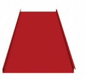 TETŐFEDŐ LEMEZEK MŰSZAKI PARAMÉTEREK FALC 25 Teljes szélesség 230-840 mm Hasznos szélesség 160-770 mm Min. hossz 500 mm Max.