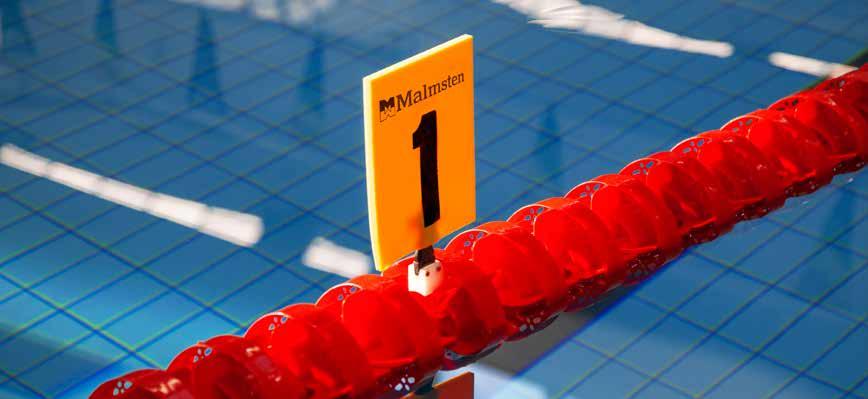 Malmsten Gold PRO A világ legjobb sávelválasztó kötele 2019 Racing Lane Line Gold PRO Ø 150 mm 2019 Malmsten