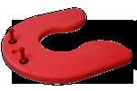 160 mm Size 2 Yellow 210 x 180 mm Size 3 Red 230 x 190 mm Size 4