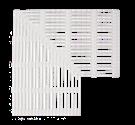 szappantartó 300 x 100 x 120 mm 2412011