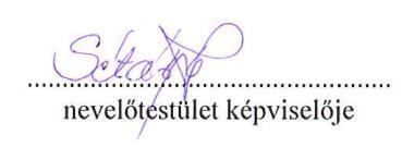 A Szervezeti és Működési Szabályzatot az iskola nevelőtestülete 2021.08.15. napján tartott ülésén elfogadta. Andocs, 2021.