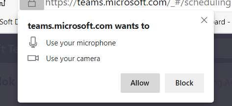 o Ha fel van telepítve az asztali alkalmazás, akkor a böngészőben felugrik egy ablak és ott válasszuk a Microsoft Teams megnyitása opciót.
