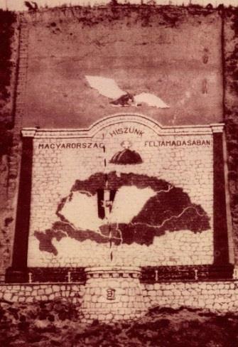 Az újonnan felavatott tokaji országzászló Forrás: Magyarság (az 1934.
