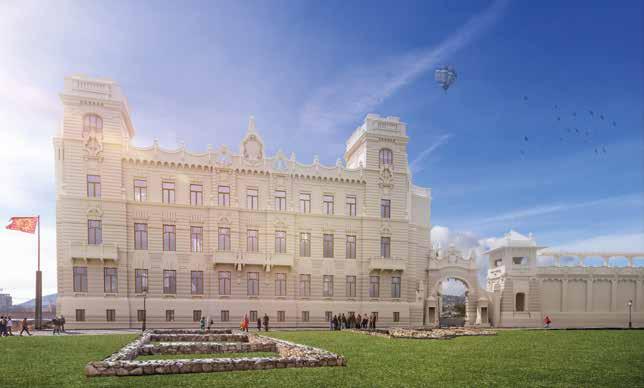 Ismét látogatható lesz a főhercegi palotához tartozó, neoreneszánsz stílusban