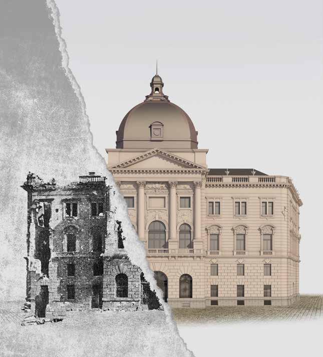 HONVÉD FŐPARANCSNOKSÁG Dísz tér felőli homlokzat, 1895 körül Az épület 2020-ban A Magyar